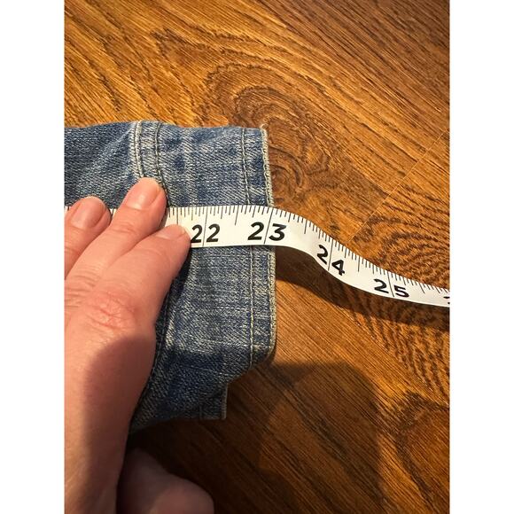 Furst of a Kind Distressed Spiked Denim Jacket – Medium Wash Approx. Size Large - Picture 9 of 10